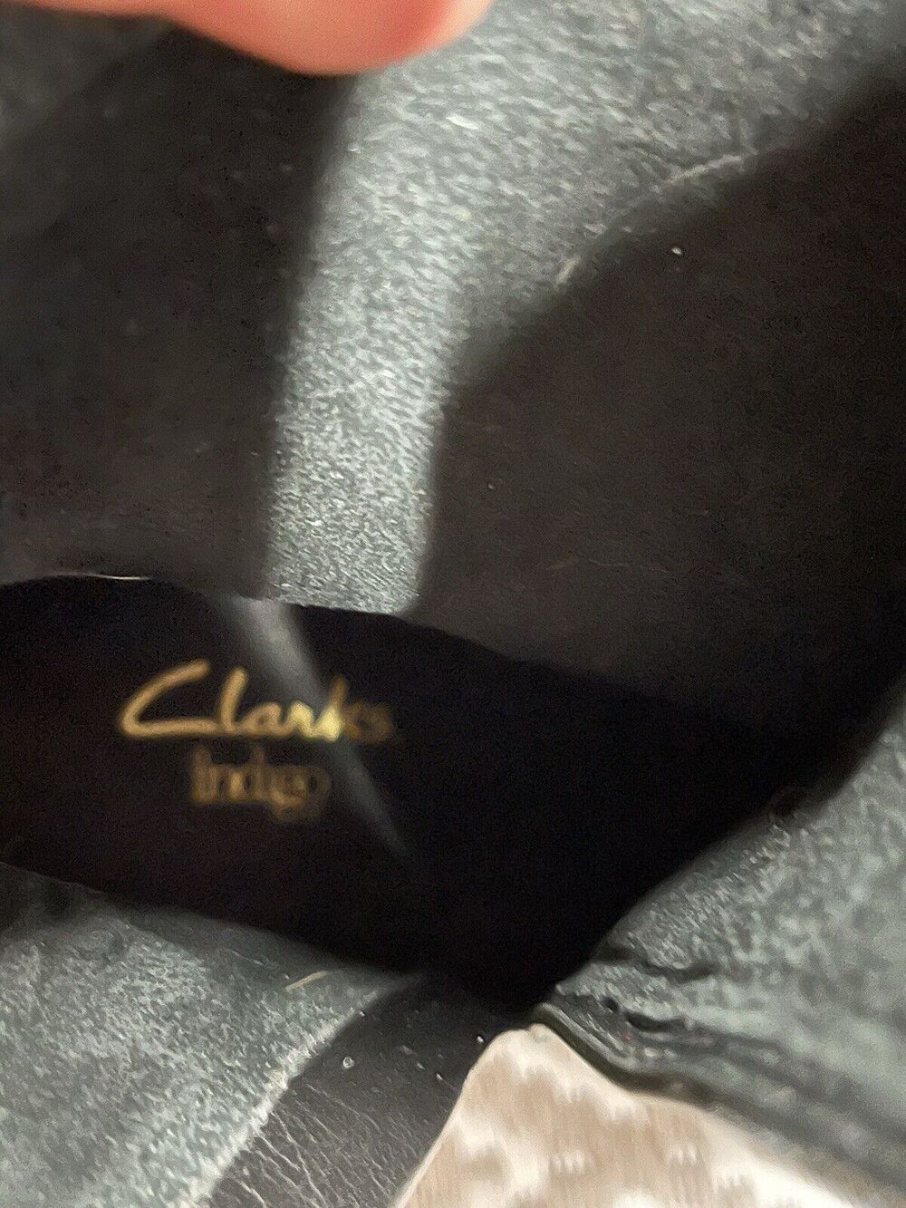 Clarks Indigo Women's Black Ankle Leather Boots 64503 Zip Up Sz 9M EUC - Picture 10 of 12